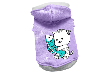 Ropa para gatos gris para gatos