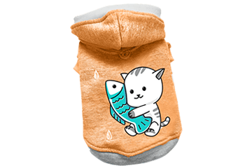 Ropa para gatos celeste para gatos