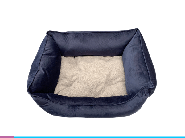 Cama gatos color azul