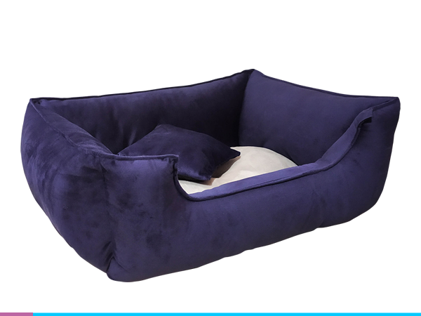 Cama gatos color azul