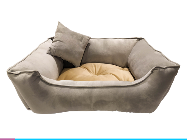 Cama gatos color gris