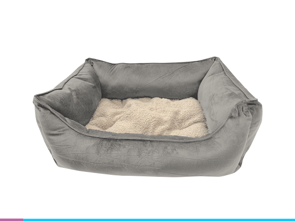 Cama gatos color gris