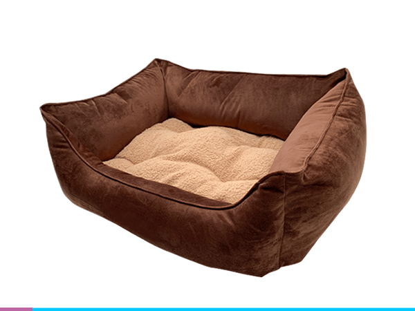Cama gatos color marron
