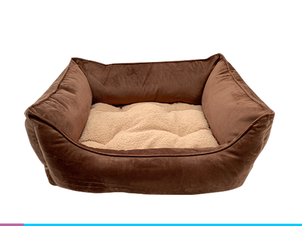 Cama gatos color marron