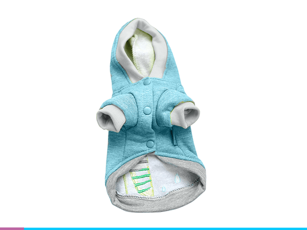 Cama gatos color azul